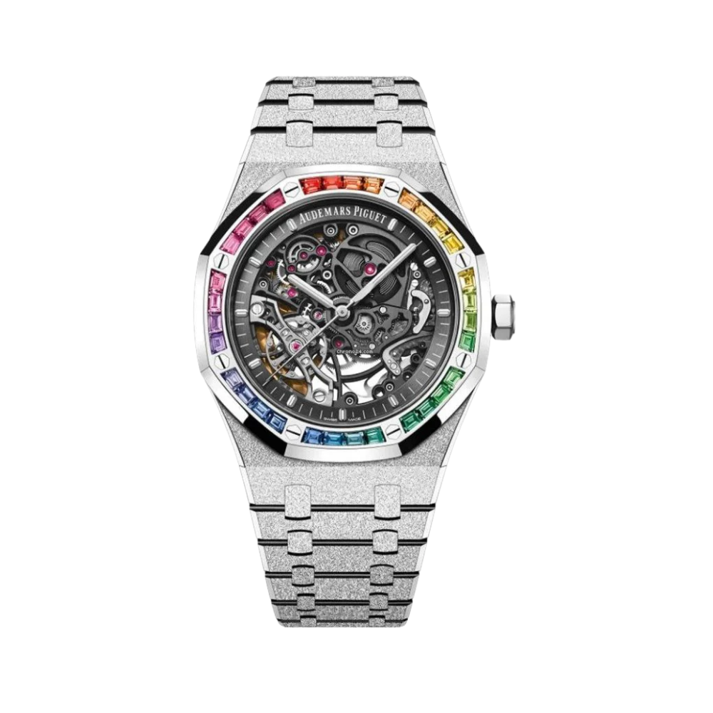 Audemars Piguet Royal Oak Frosted Watch – Grey Dial