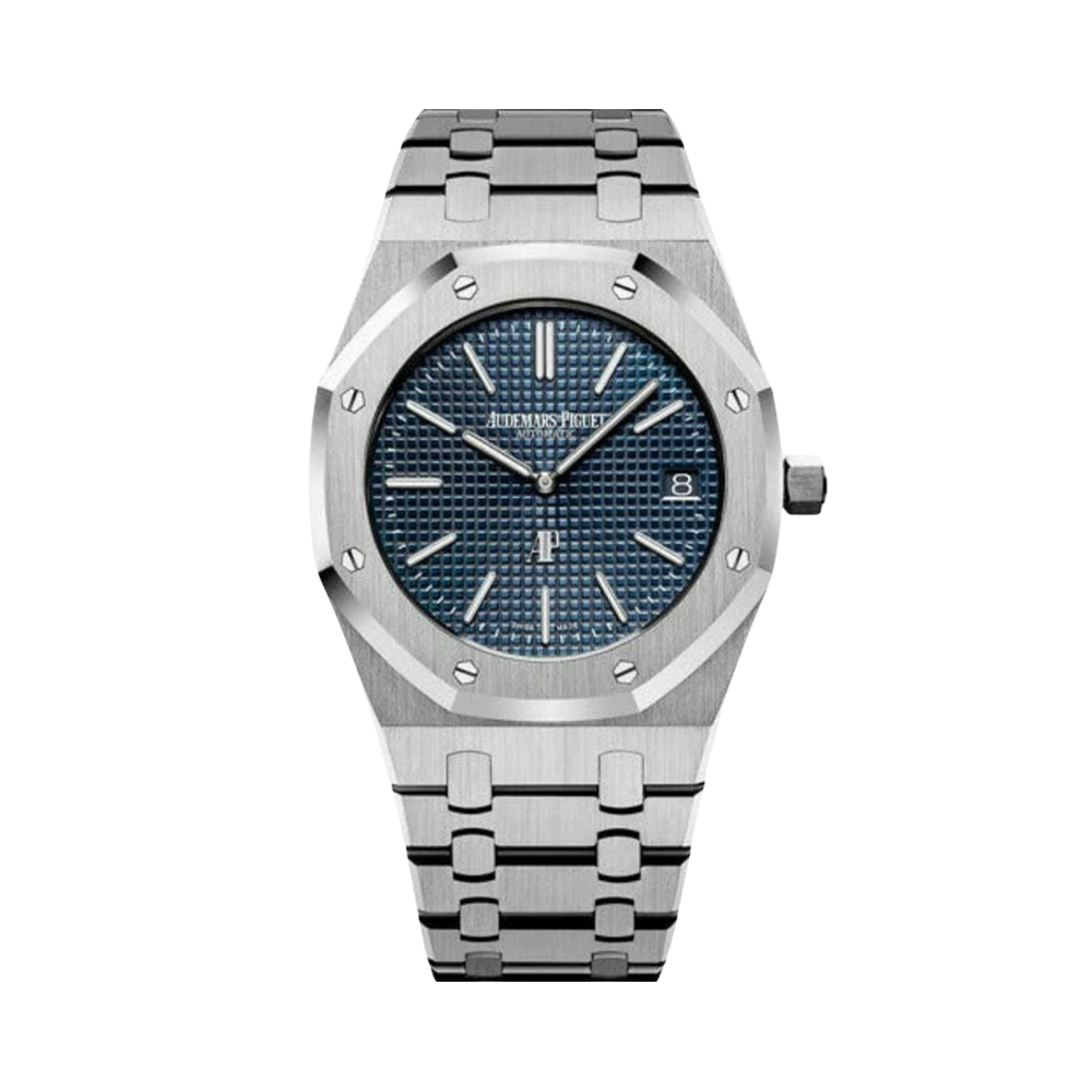 Audemars Piguet Royal Oak Extra-thin Watch – Smoked Blue Dial