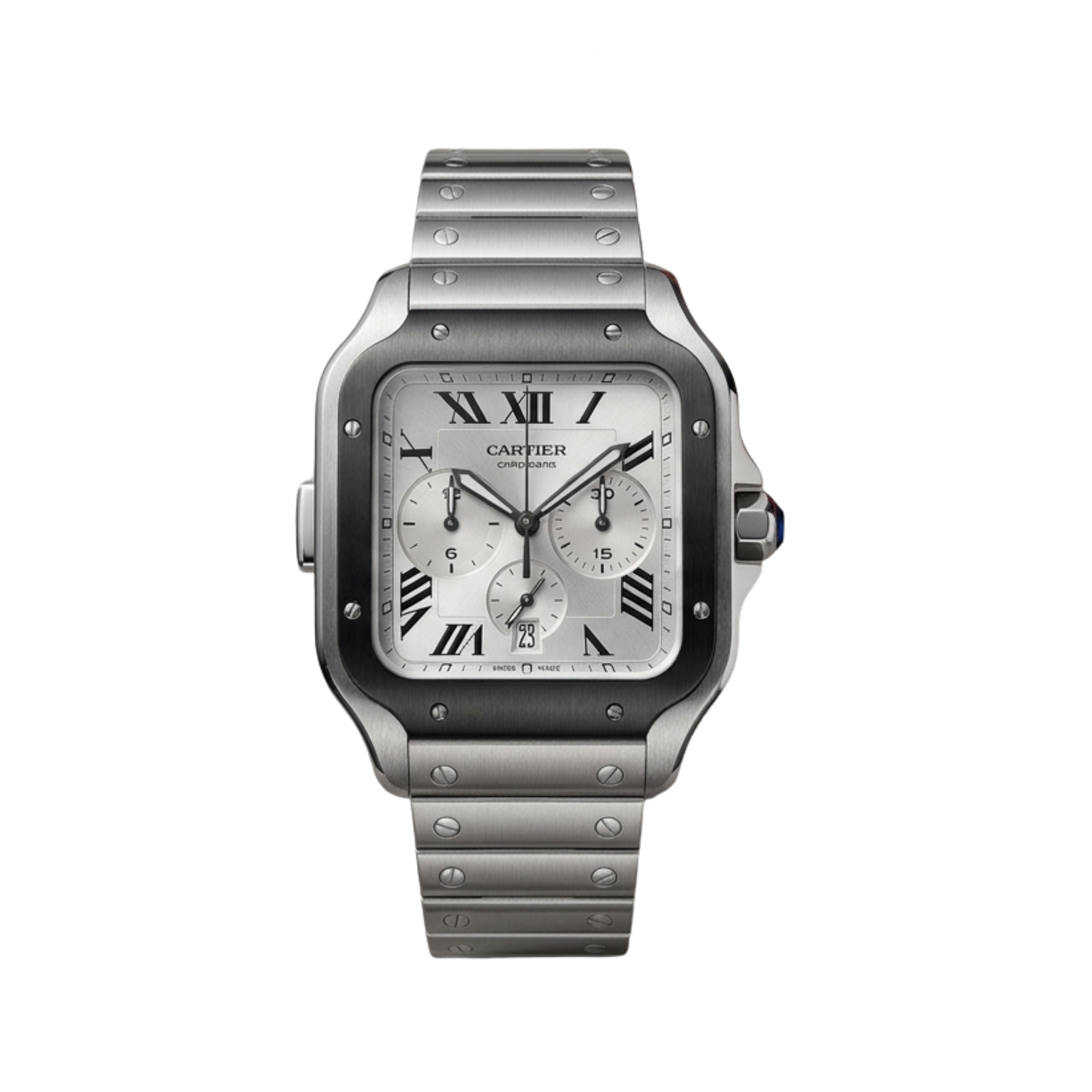 Cartier Santos de Cartier Chronograph Stainless Steel Watch
