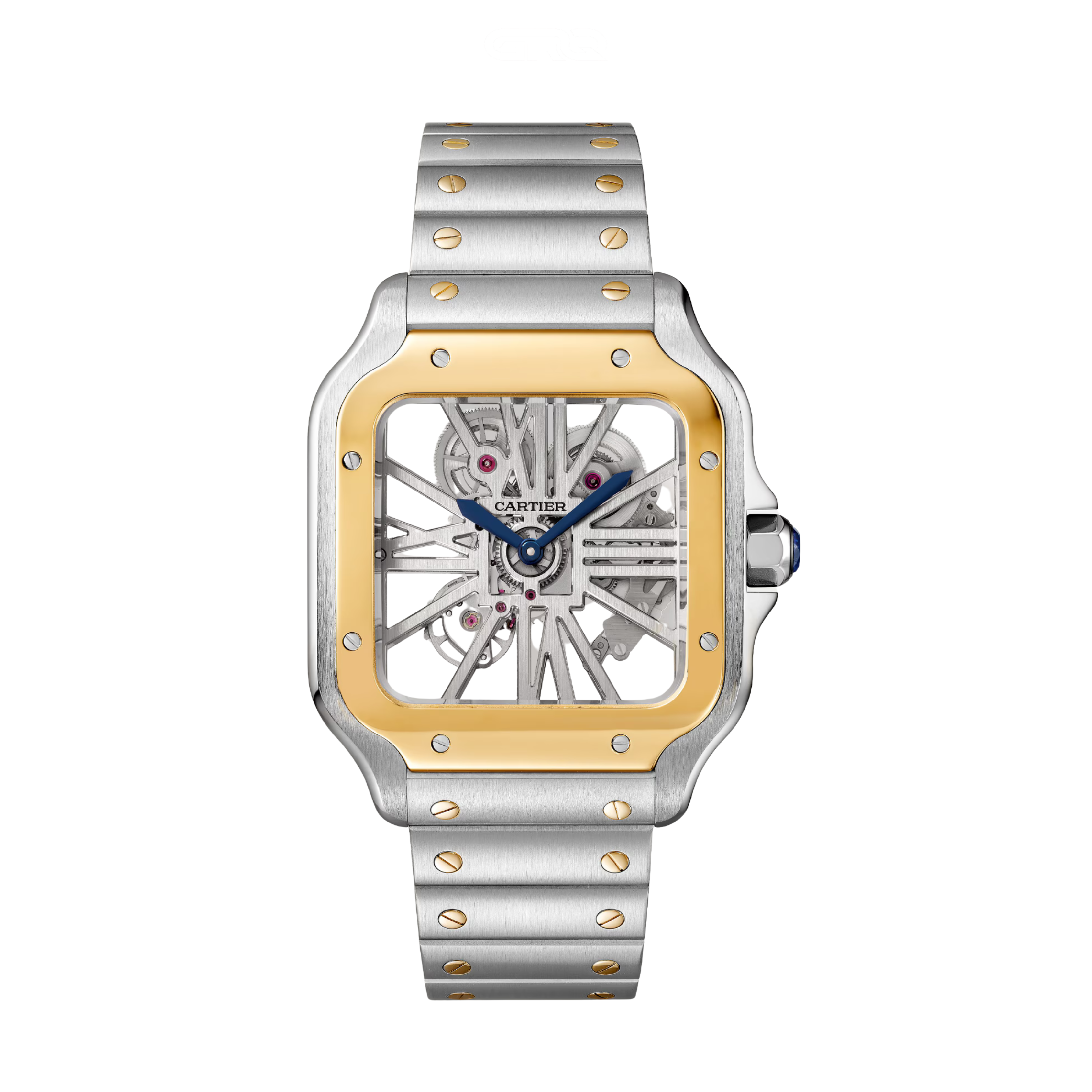 Cartier Cartier Santos Skeleton Two-tone Steel & Watch – Yellow Gold