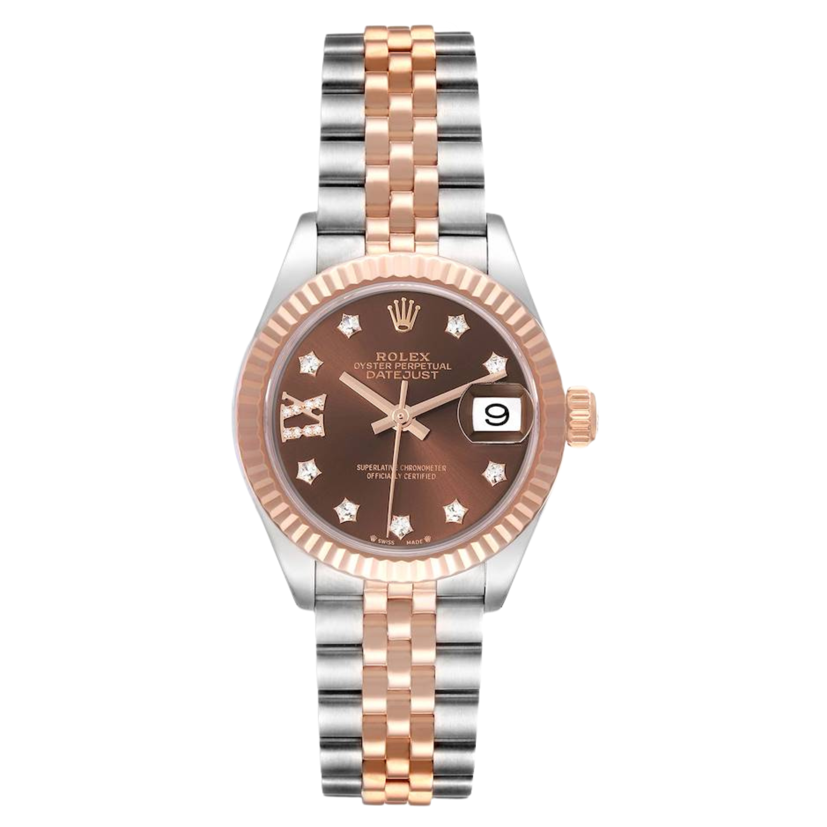 Rolex Datejust 28 Watch – Chocolate Diamond Dial