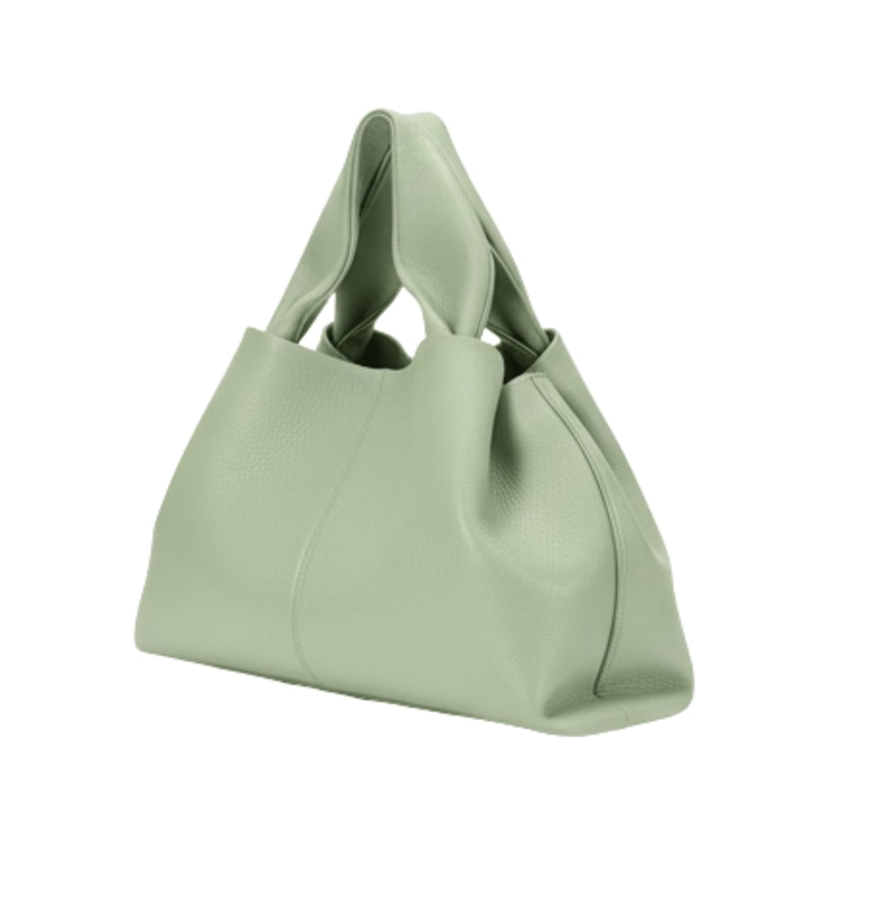 Polène | Numéro Neuf Mini Edition Textured Bag In The Sea Foam Color - Free & Fast UAE Shipping