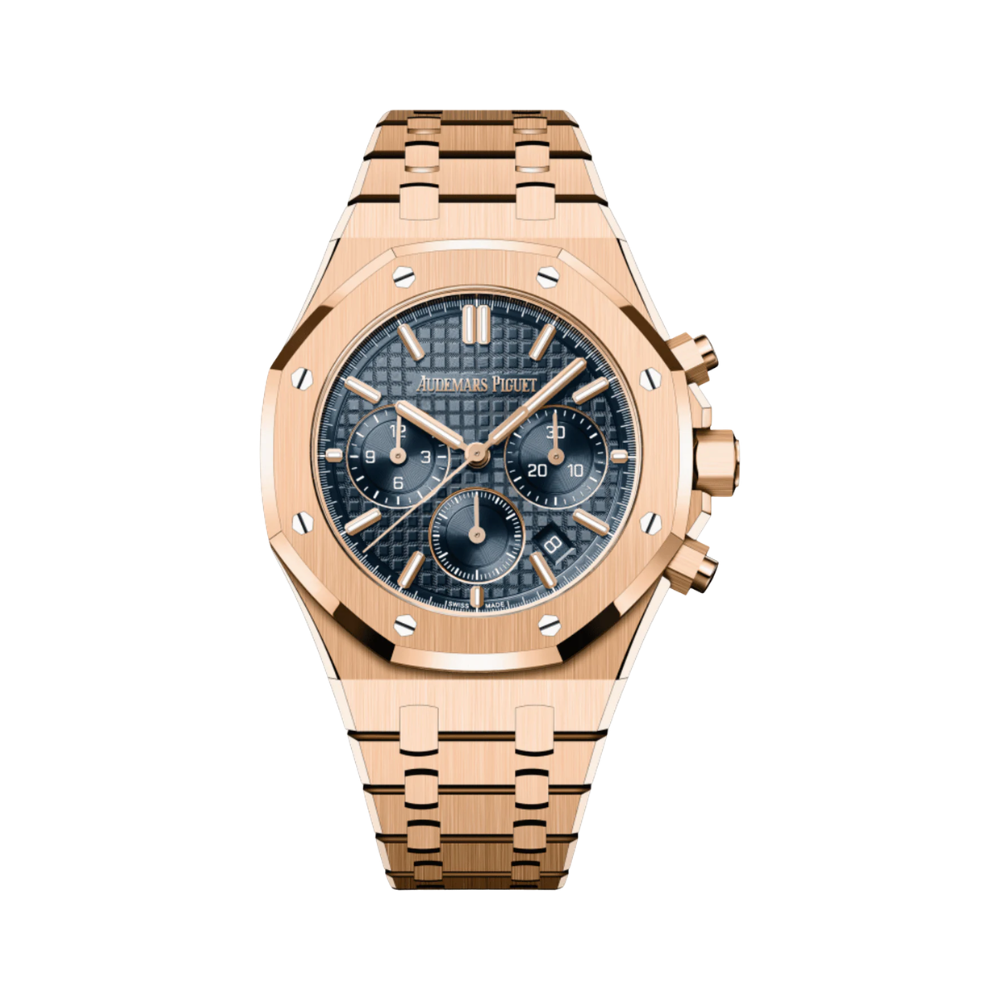 Audemars Piguet Royal Oak Selfwinding Chronograph Stainless Gold Steel Watch – Black Dial