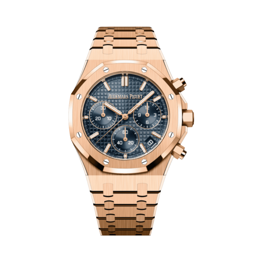 Audemars Piguet Royal Oak Selfwinding Chronograph Stainless Gold Steel Watch – Black Dial