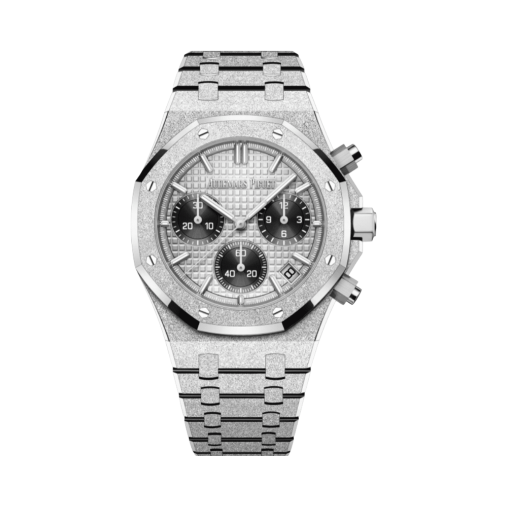 Audemars Piguet Royal Oak Selfwinding Chronograph Frosted Watch – Silver Dial