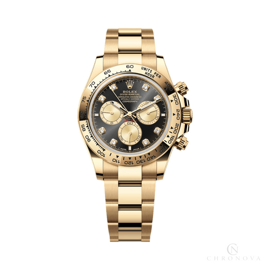 Rolex | Cosmograph Daytona Black Diamond Dial - Free & Fast UAE Shipping