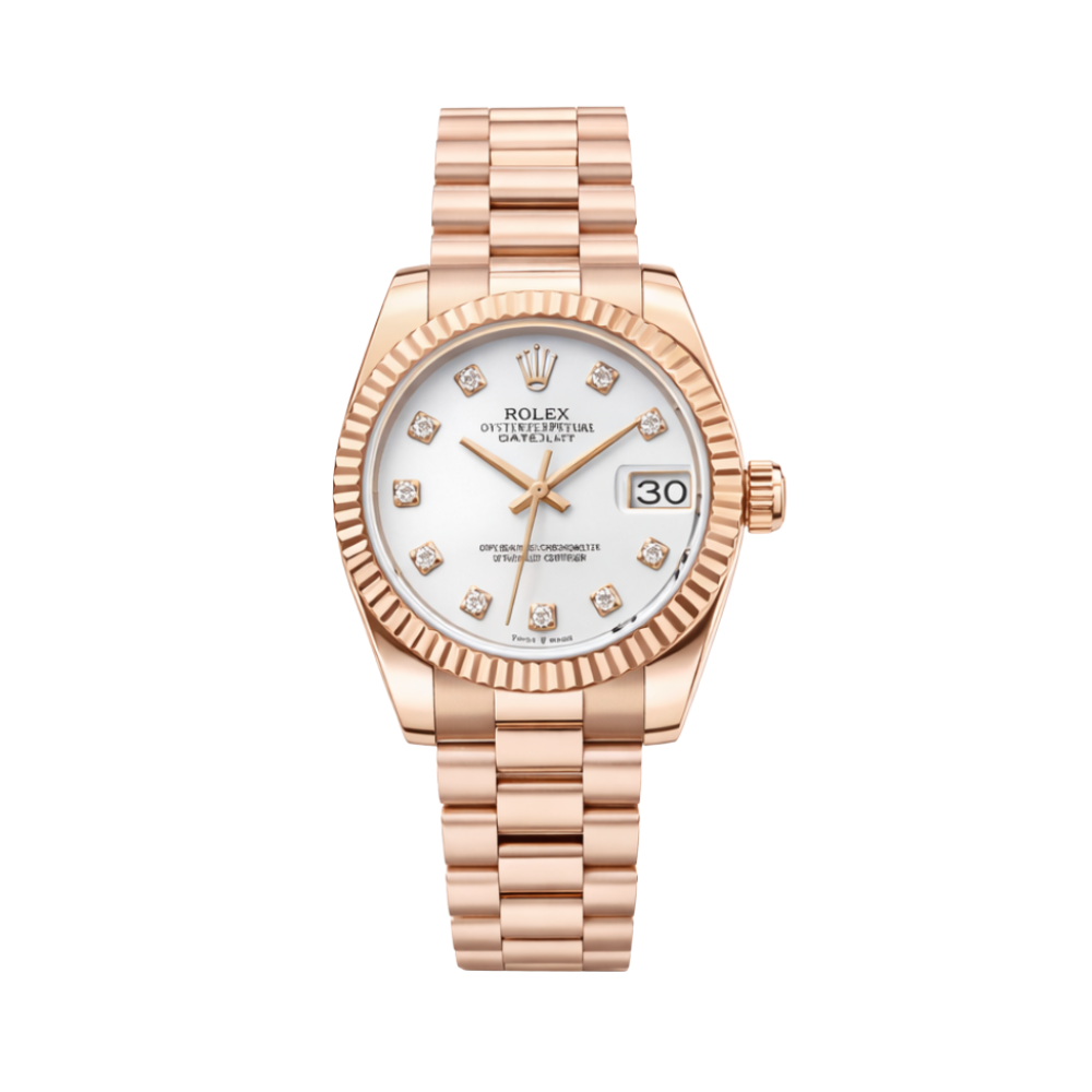 Rolex Datejust Watch – White Dial