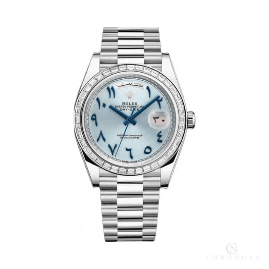 Rolex | Numerals Ice Blue Dial - Free & Fast UAE Shipping
