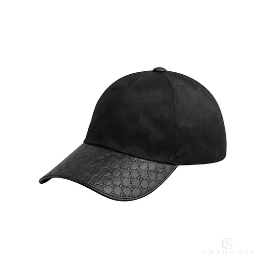 Gucci Monogram Logo - Black Leather - View 1