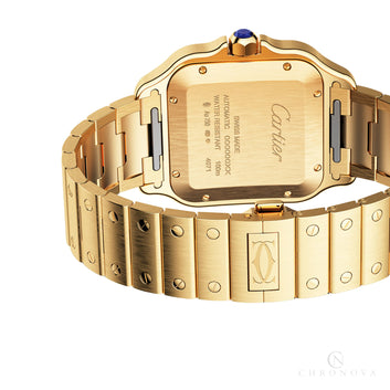 Cartier Watch Santos De Cartier Gold-Tone – Black Dial