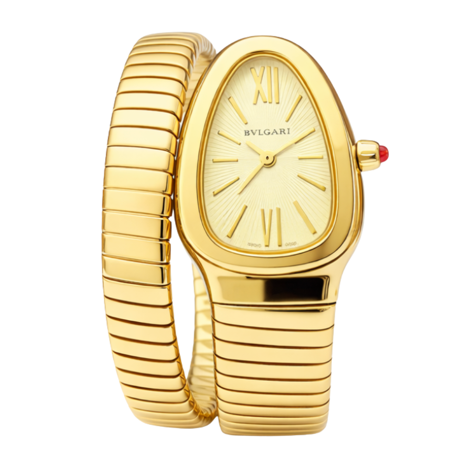 Bvlgari Serpenti Tubogas Spiral Steel & Watch – Yellow Gold
