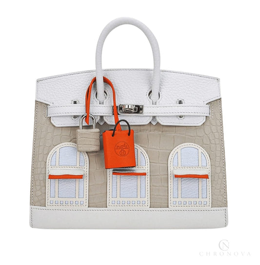 Hermès | Birkin 20 Sellier Neige (snow) Faubourg House Bag - Free & Fast UAE Shipping