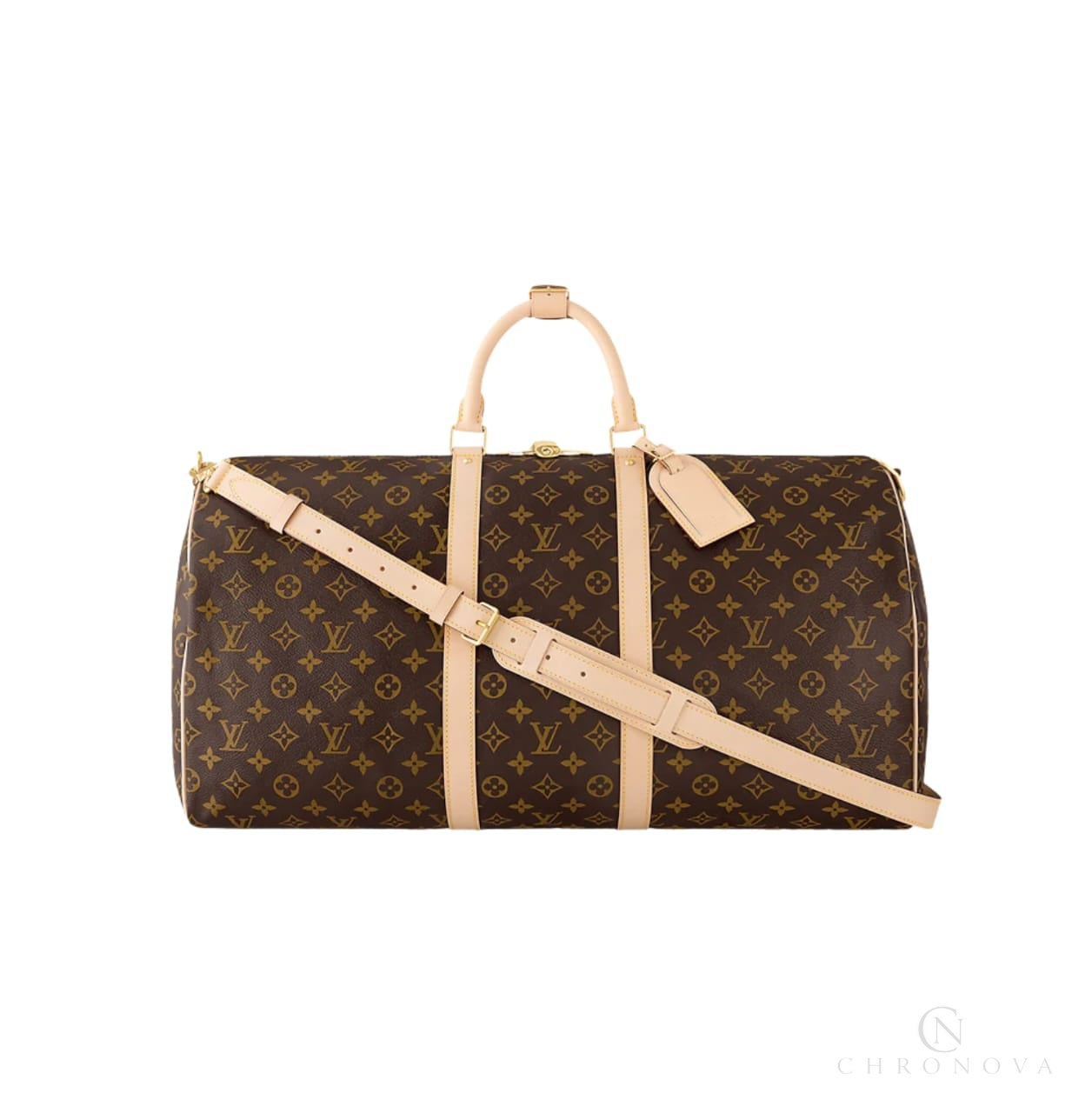 Louis Vuitton | Keepall Bandoulière 55 Duffel Bag In Monogram Canvas - Free & Fast UAE Shipping