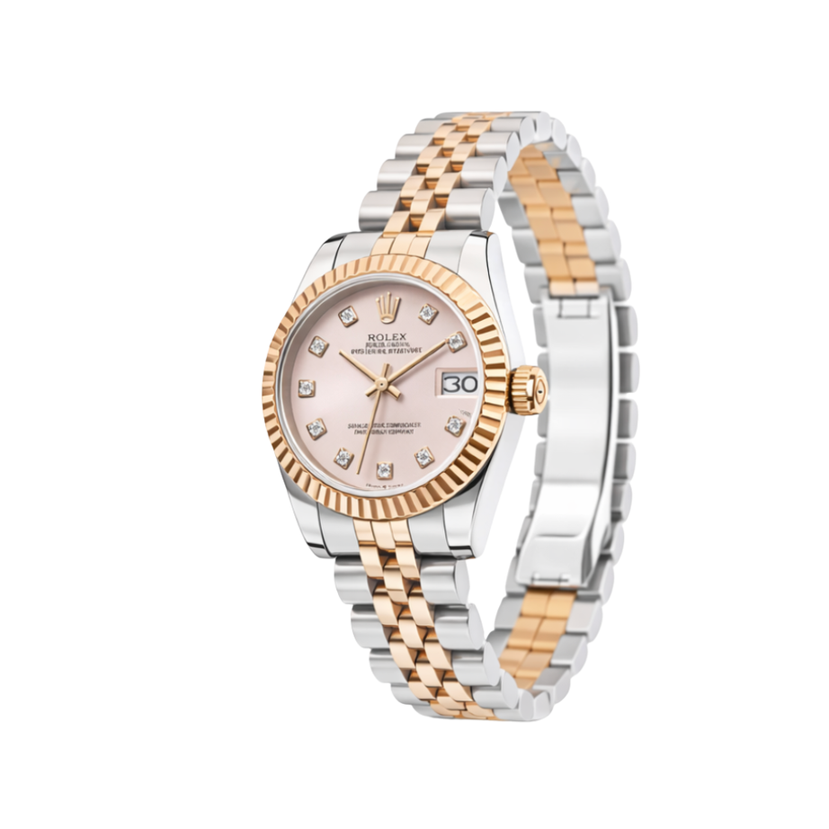 Rolex Datejust Watch – Pink Diamond Dial