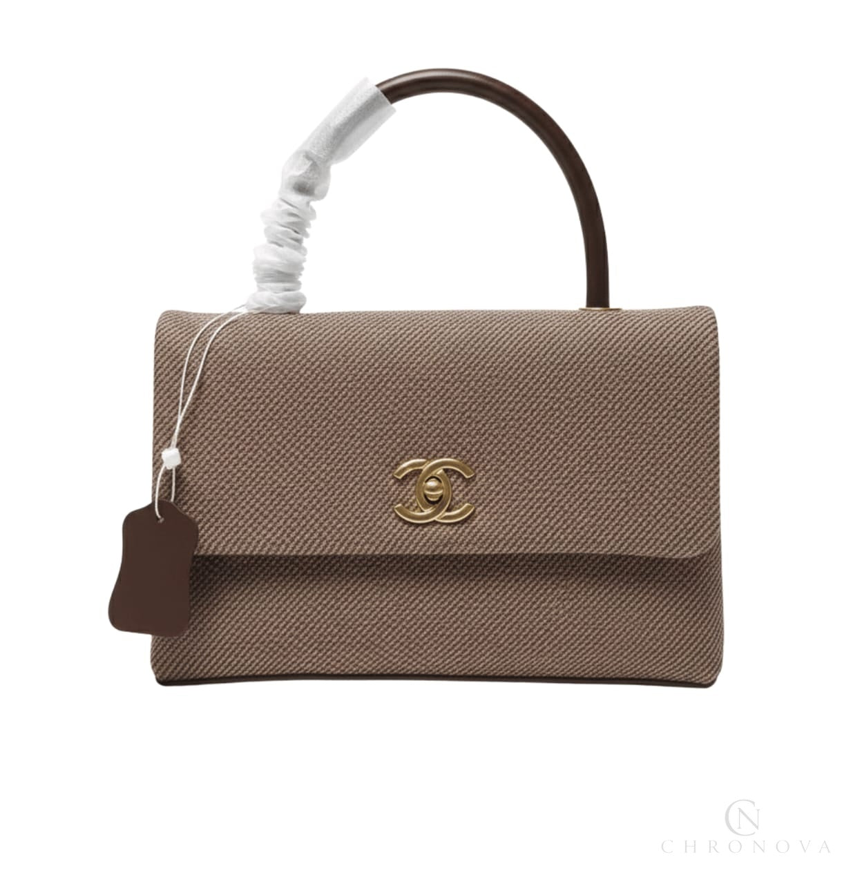 Chanel | Pre-owned 2001 Medium Kelly Flap Bag In Beige/brown - Free & Fast UAE Shipping