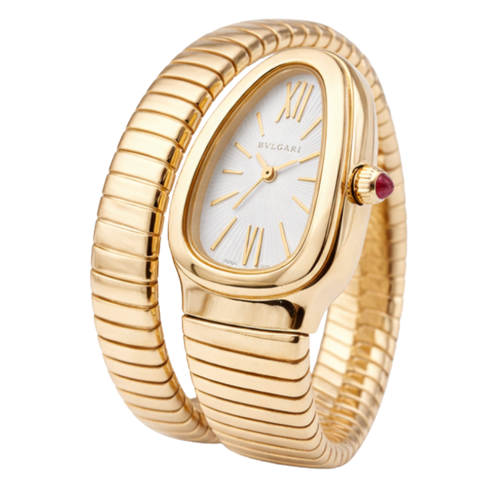 Bvlgari Serpenti Tubogas Golden Bracelet Watch