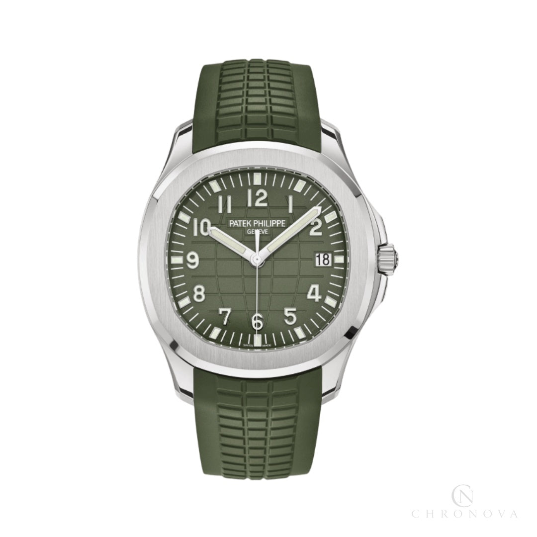 Patek Philippe | Aquanaut Jumbo Khaki Green Dial - Free & Fast UAE Shipping
