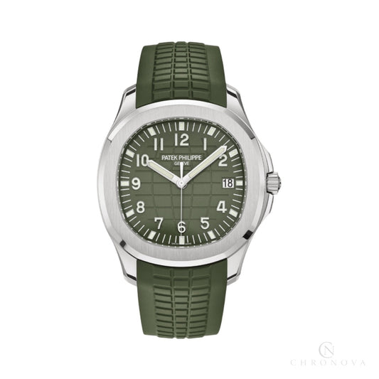 Patek Philippe | Aquanaut Jumbo Khaki Green Dial - Free & Fast UAE Shipping