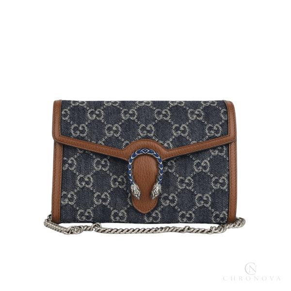 Gucci | Dionysus Wallet On Chain In Blue - Free & Fast UAE Shipping