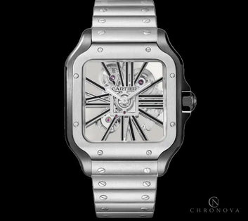 Cartier Watch Santos De Cartier Diamond – Silver