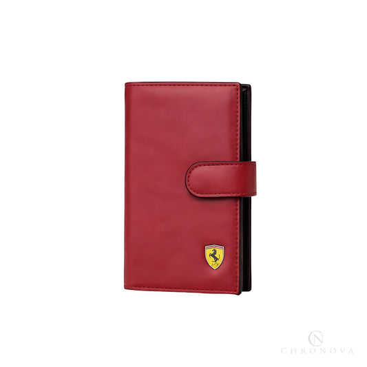 Ferrari Wallet | Red Leather - View 1