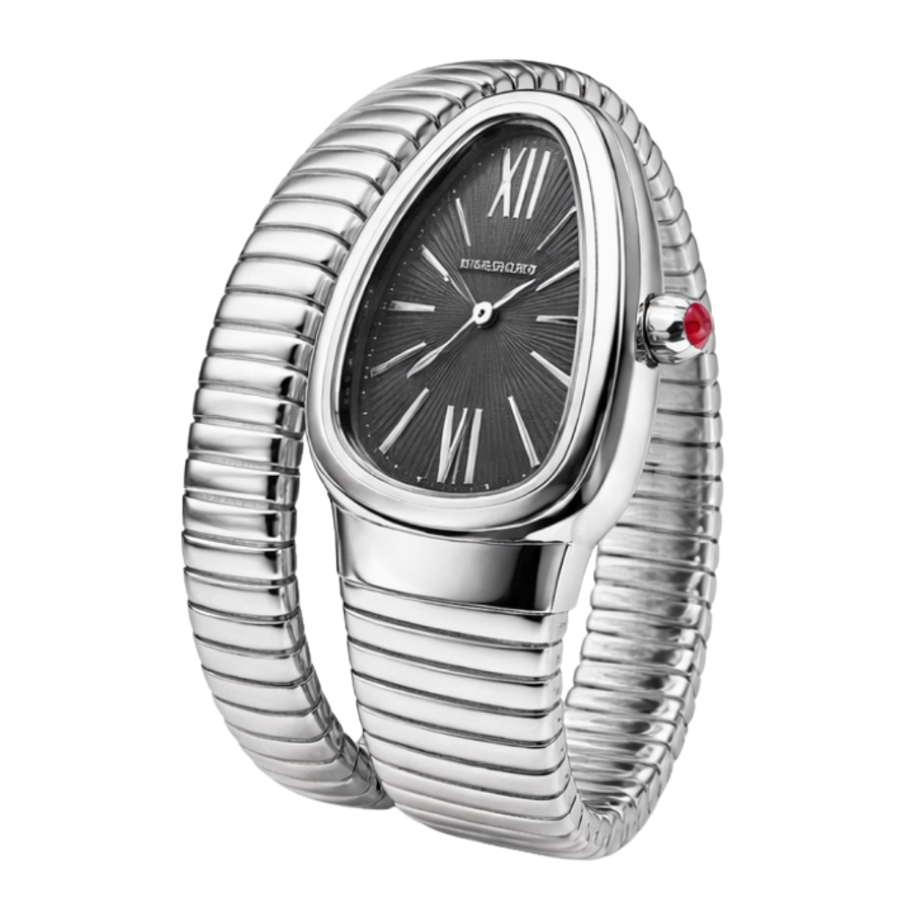 Bvlgari Serpenti Tubogas Steel Watch – Black Opaline Dial