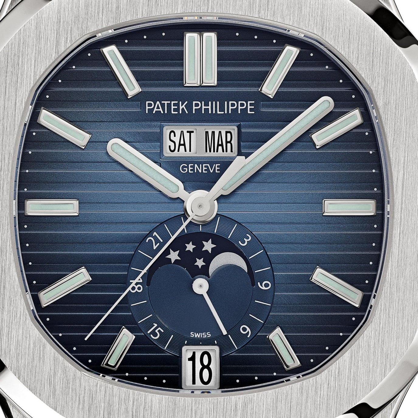 Patek Philippe | Nautilus Annual Calendar, Blue Dial - Free & Fast UAE Shipping