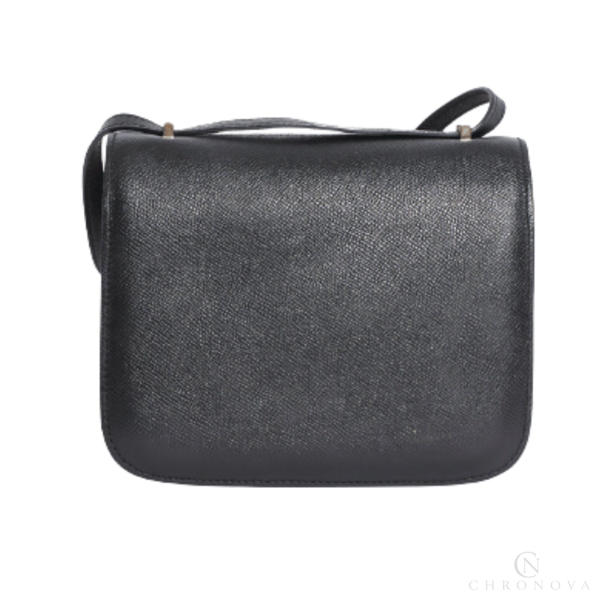 Hermès | Constance Mini 18 Shoulder Bag In Black Epsom Leather With A Gold-plated "h" Clasp Closure. - Free & Fast UAE Shipping