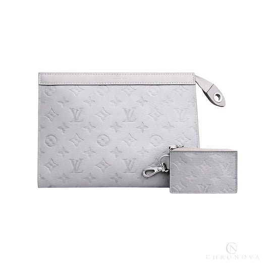 Louis Vuitton Pouch | Louis Vuitton Grey LV Design - View 1
