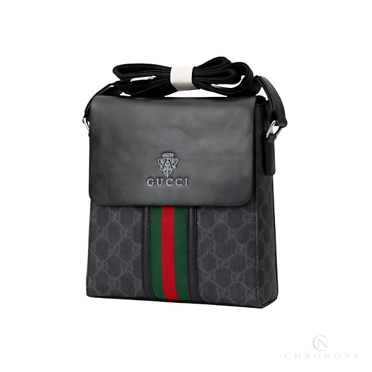Gucci Crossbody Bag | Multi Canvass Black - View 1