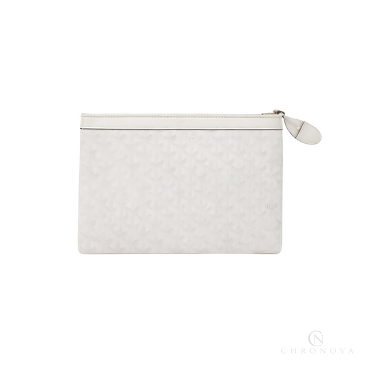 Goyard Pouch | Senat MM White - View 1