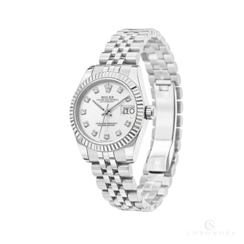 Rolex Datejust Watch – Silver Dial