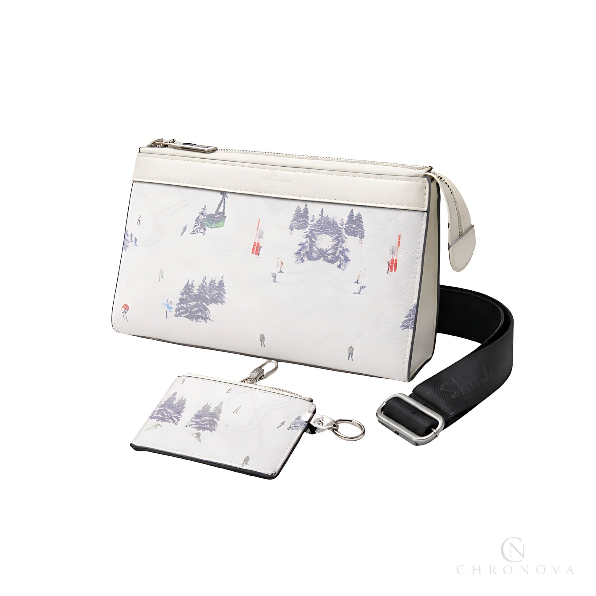 Louis Vuitton Card Holder | Louis Vuitton Double Ski White - View 1