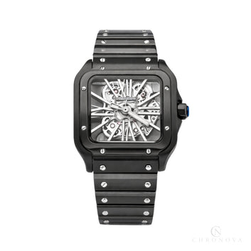 Cartier Watch Santos De Cartier Full Black Version
