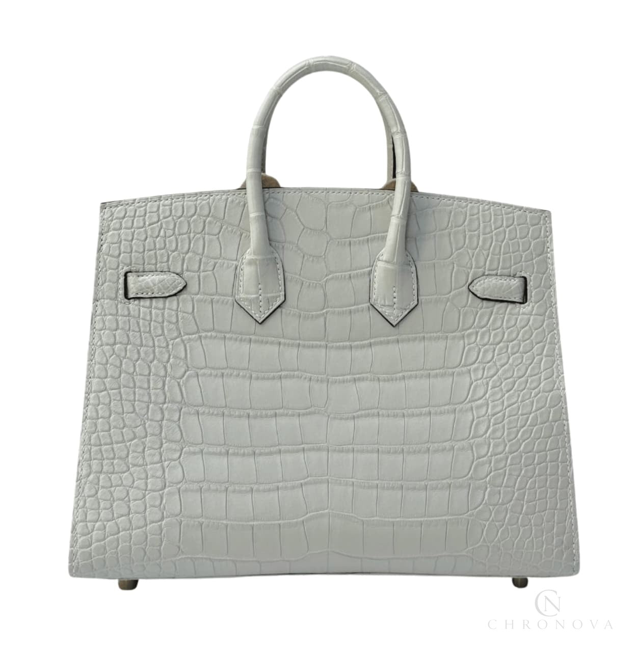 Hermès | Birkin 25 Handbag Pale Grey With Silvery Undertones - Free & Fast UAE Shipping