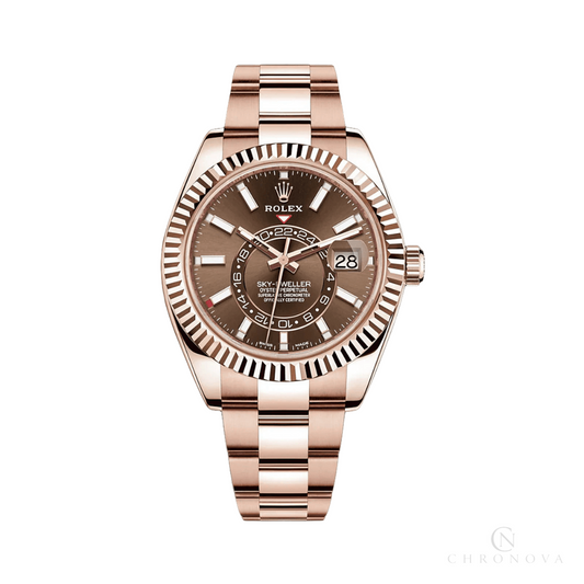 Rolex | Everose Chocolate Index Dial - Free & Fast UAE Shipping