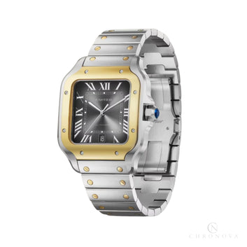 Cartier Watch Santos De Cartier Two-Tone Large Golden