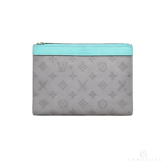 Louis Vuitton Wallet | Louis Vuitton Gaston Wearable Sea Green - View 1