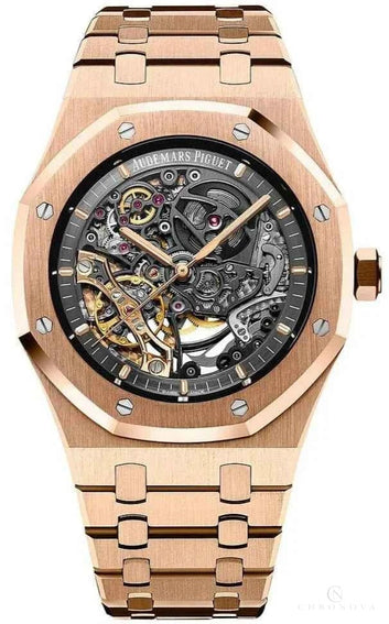 Audemars Piguet Watch | Royal Oak Skeleton Rose Gold