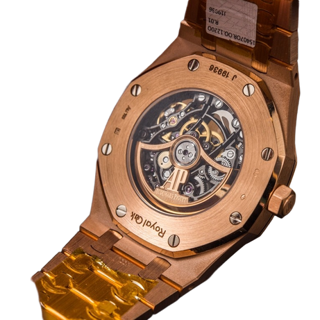 Audemars Piguet Watch | Royal Oak Skeleton Rose Gold