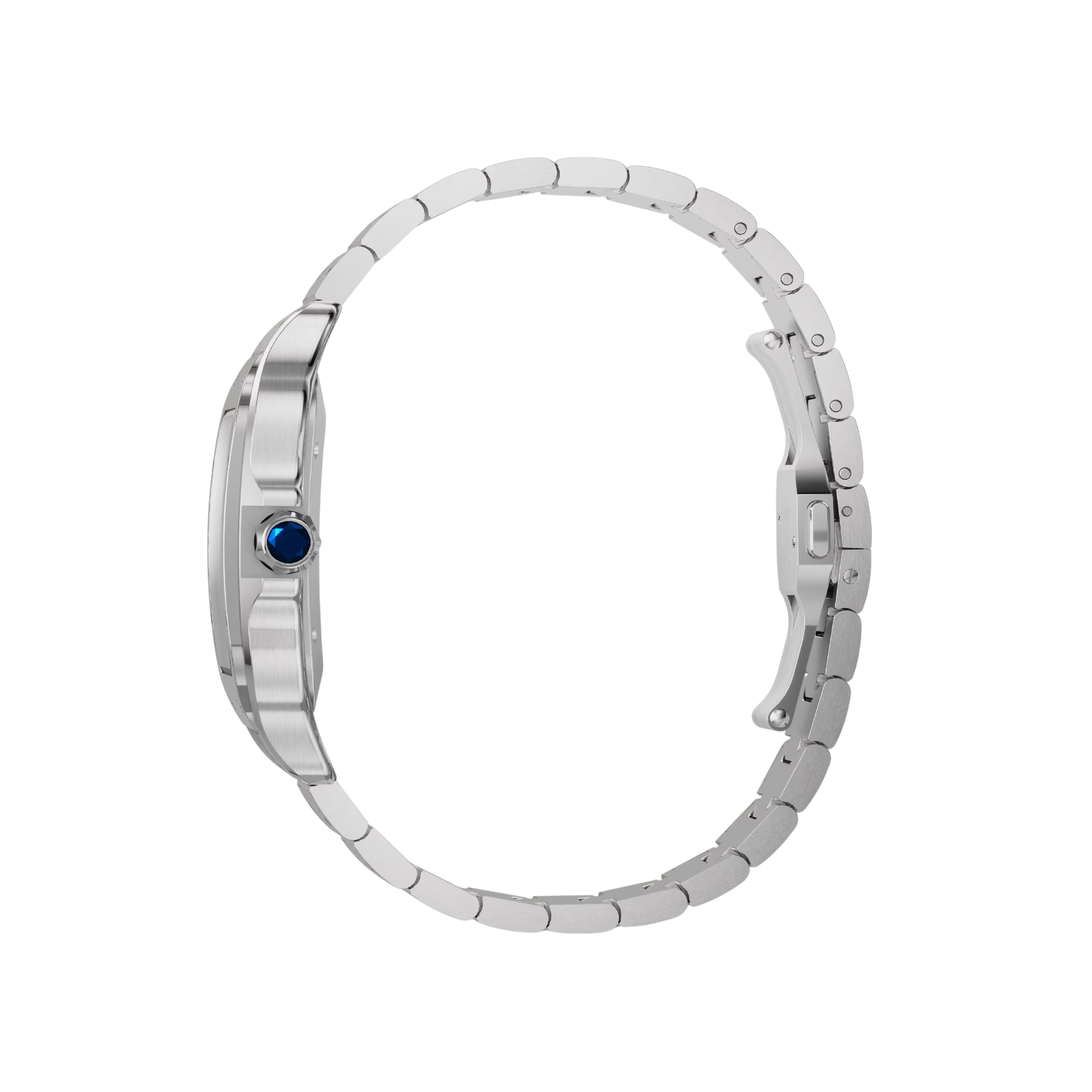 Cartier Santos de Cartier Steel Watch – Blue Dial