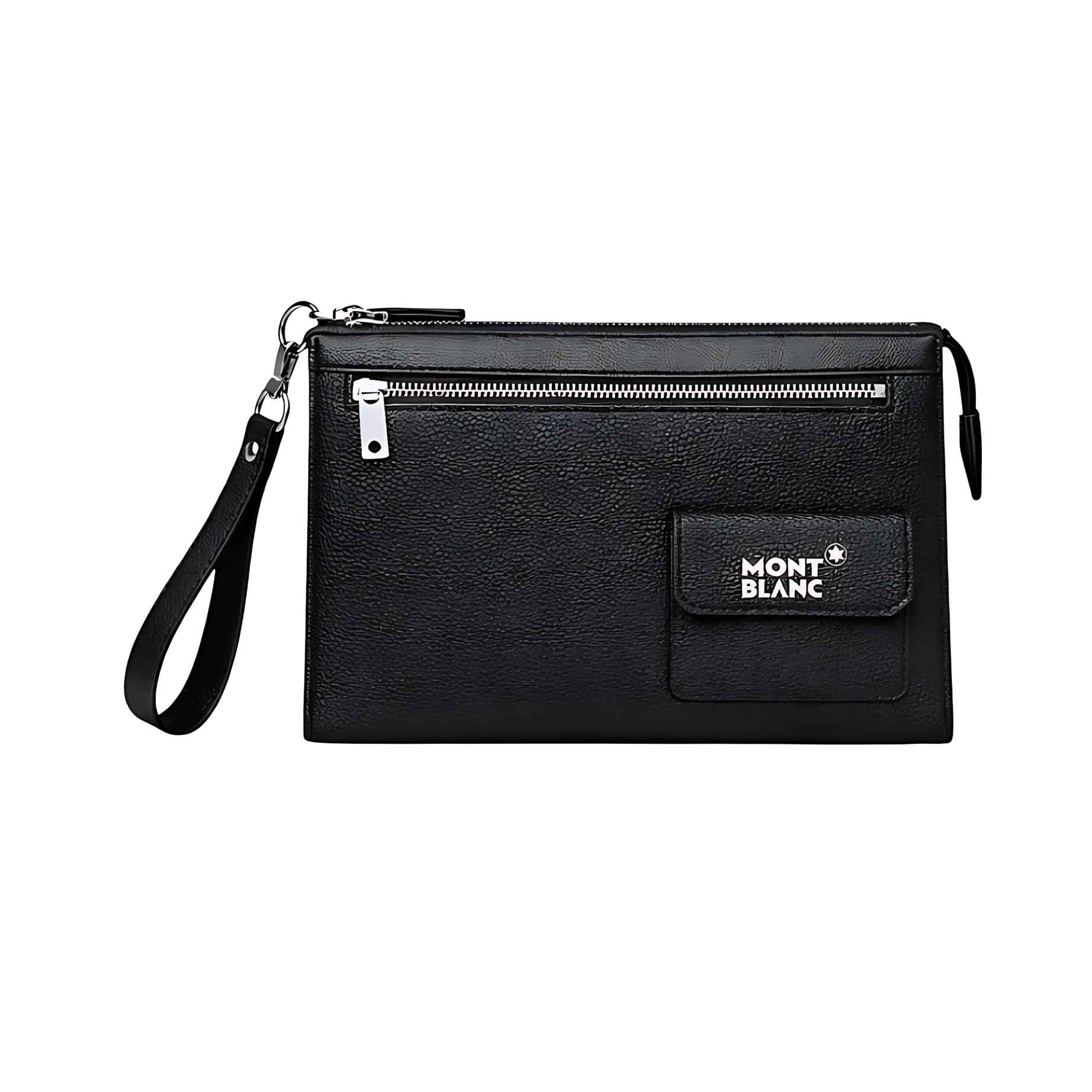 Mont Blanc Wrist Pouch | Mont Blanc Black Canvass - View 1