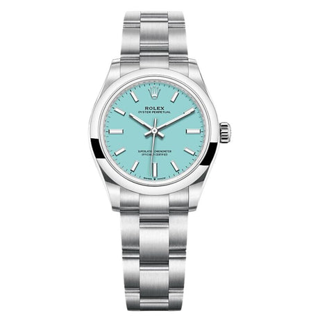 Rolex | Oyster Perpetual Op Tiffany Blue Dial - Free & Fast UAE Shipping