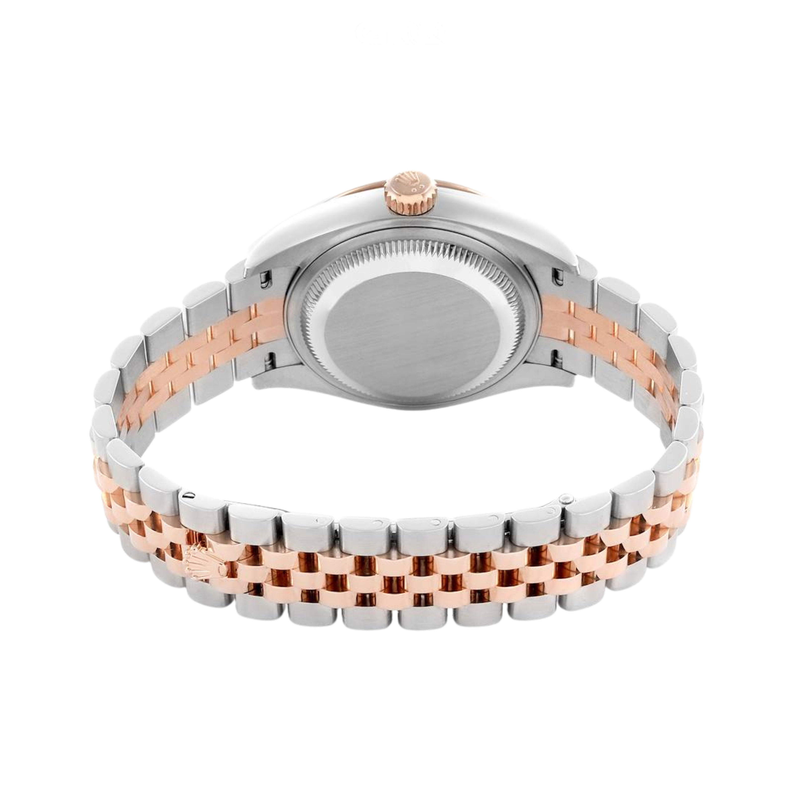 Rolex Datejust 28 Rose Dial Diamond Bezel Watch