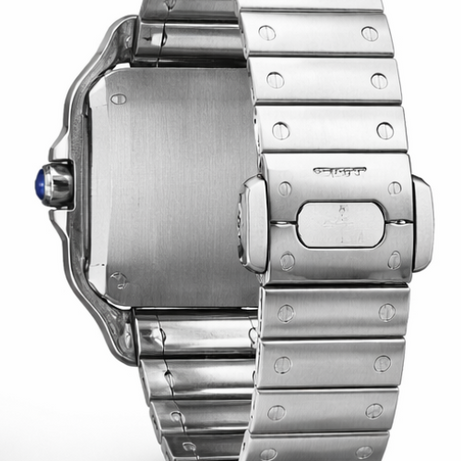 Cartier Santos de Cartier Steel Watch – Blue Dial