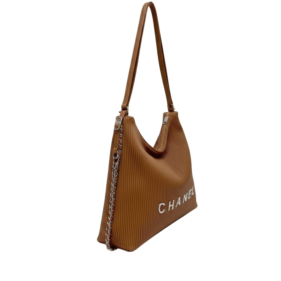 Chanel | Hobo Bag Featuring A Textured, Ribbed Design - Free & Fast UAE Shipping