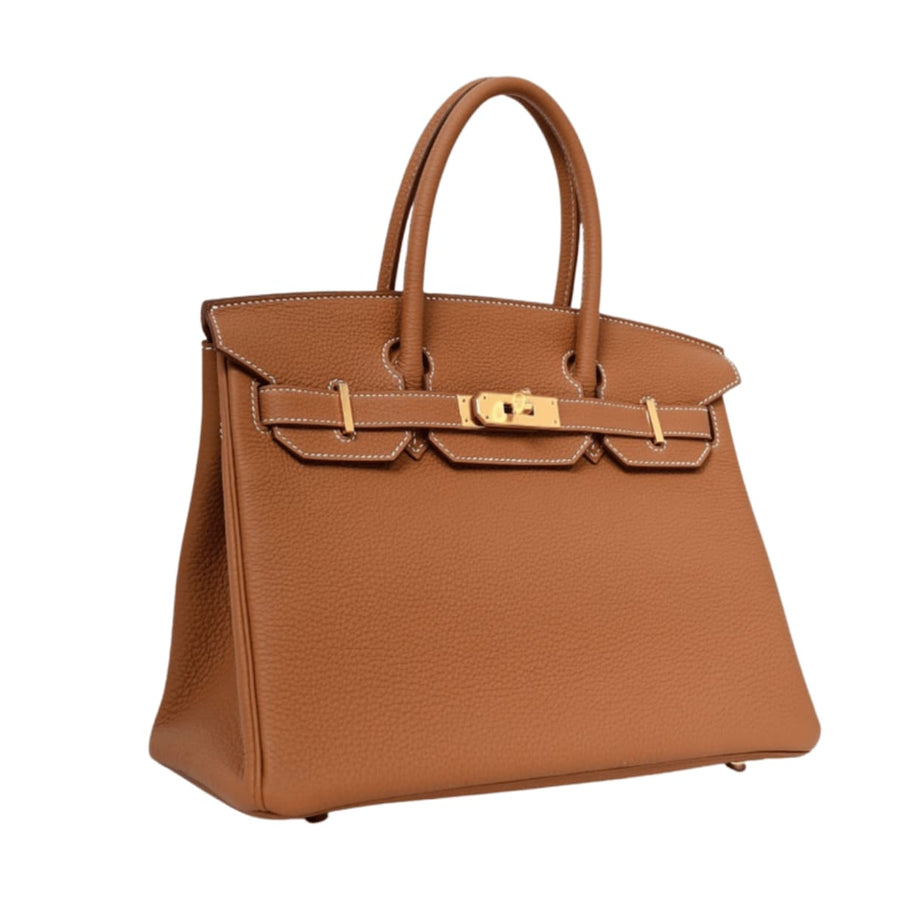 Hermès | Birkin 25 Handbag In Gold Togo Leather With Gold Hardware - Free & Fast UAE Shipping