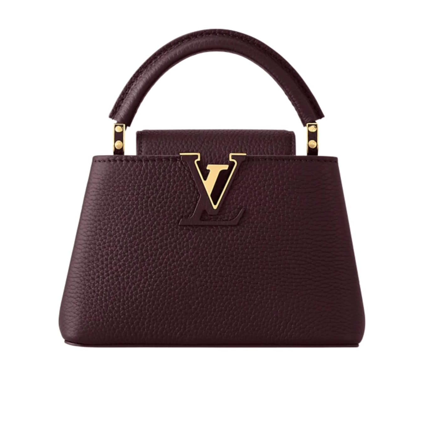 Louis Vuitton | Capucines Mini Bag In Wine Red Taurillon Leather - Free & Fast UAE Shipping