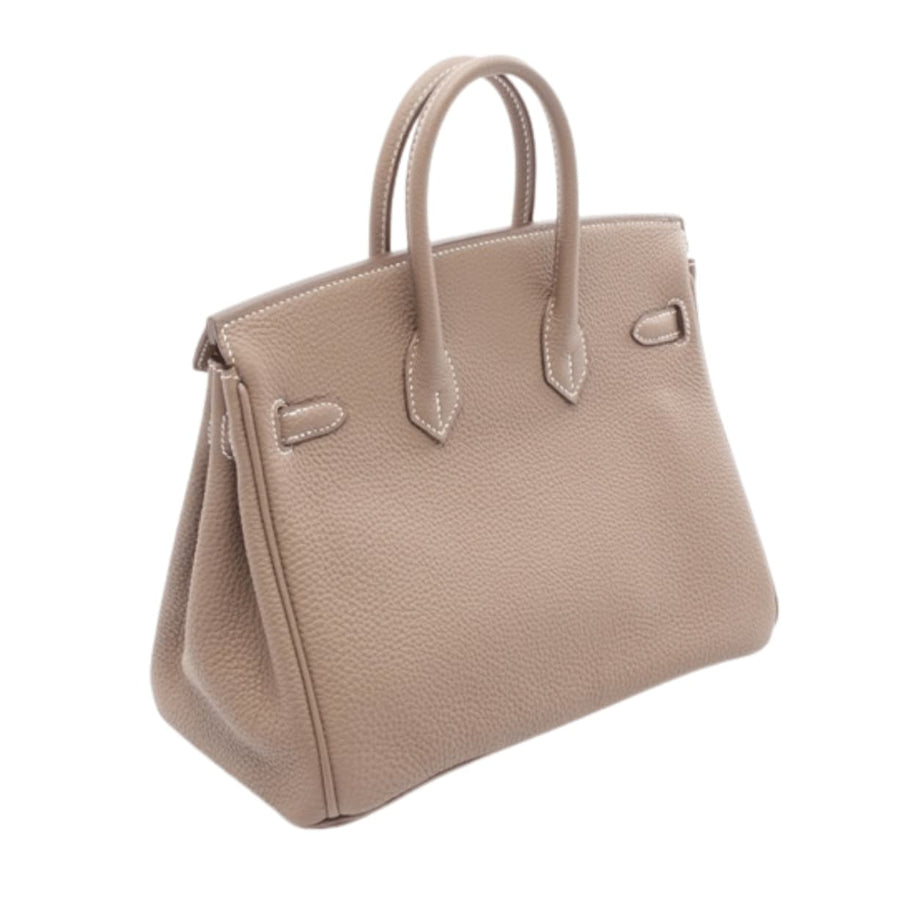 Hermès | Birkin 25 Bag In Etoupe Togo Leather With Gold Hardware - Free & Fast UAE Shipping
