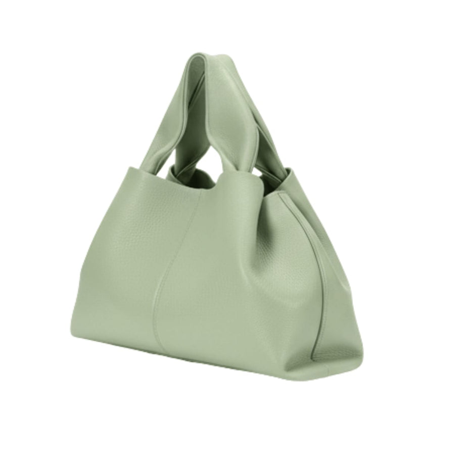 Polène | Numéro Neuf Mini Edition Textured Bag In The Sea Foam Color - Free & Fast UAE Shipping